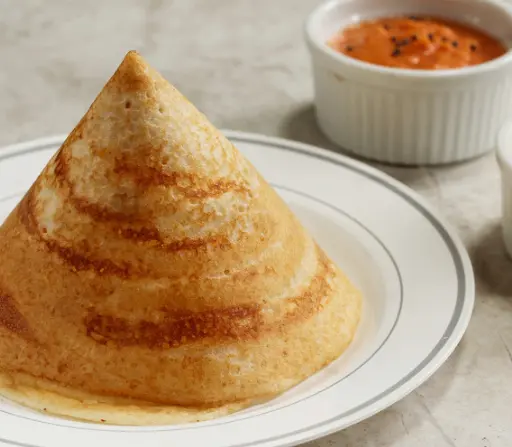 Unique cone dosa presentation at Balaji Dosa Live Mill Woods Edmonton