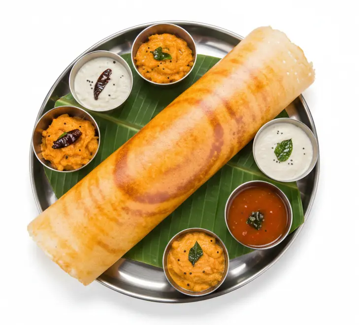 Spicy Madras masala dosa - Sunday special at Balaji Dosa Live Edmonton